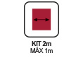 ESPECIFICACIONES - Ancho Kit 2m MAX 1m SF